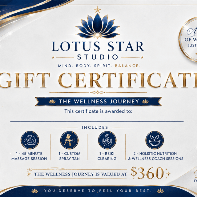 WELLNESS JOURNEY starter pack at Lotus Star Studio in Greeley, CO